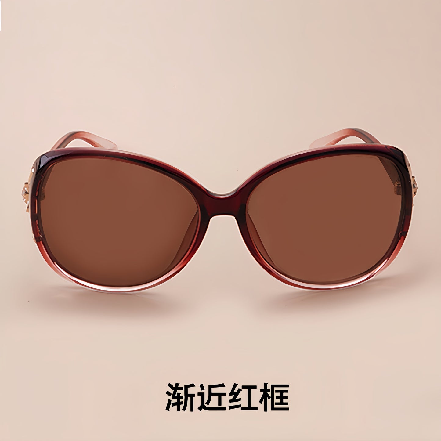 Damen Luxuriöse Oversize-Sonnenbrille mit stylischem Dekor Brehn
