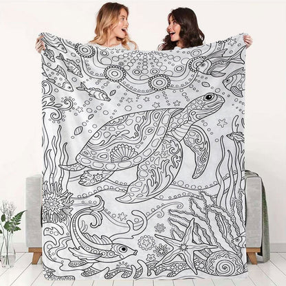 Weiche Cartoon-Dackel-Themen-Fleece-Decke