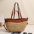 Handgefertigte Strohtasche Brehn