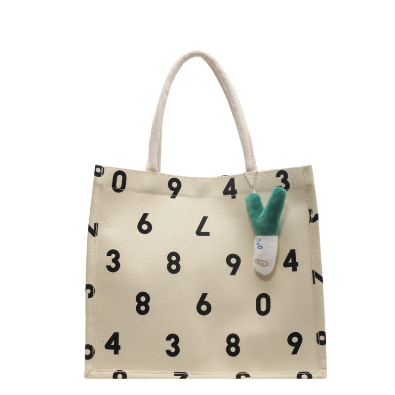 Lässige Canvas-Shopper-Tasche