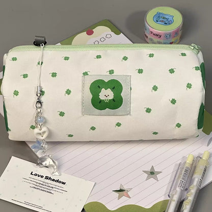 Spaß Blütendesign Reißverschluss Tasche