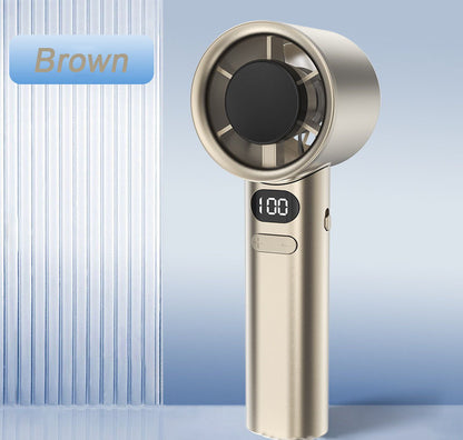 Damen tragbarer Handventilator mit digitaler Geschwindigkeitsregelung Brehn