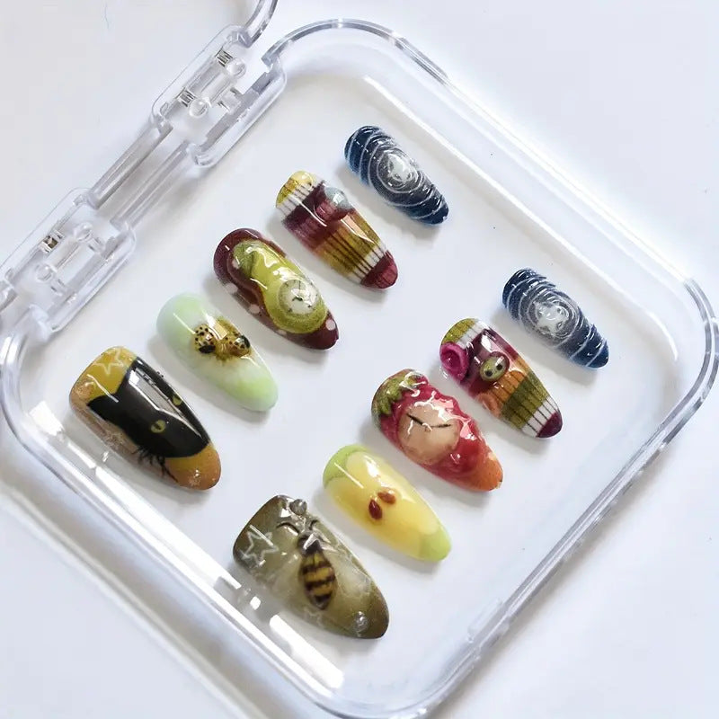 Artistisches Thema Nagelkunstkollektion Brehn
