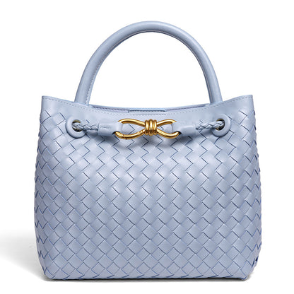 Elegante geflochtene Leder-Tasche Brehn