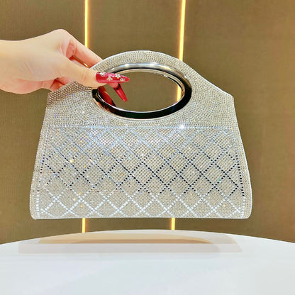 Rhinestone-besetzte Abendtasche