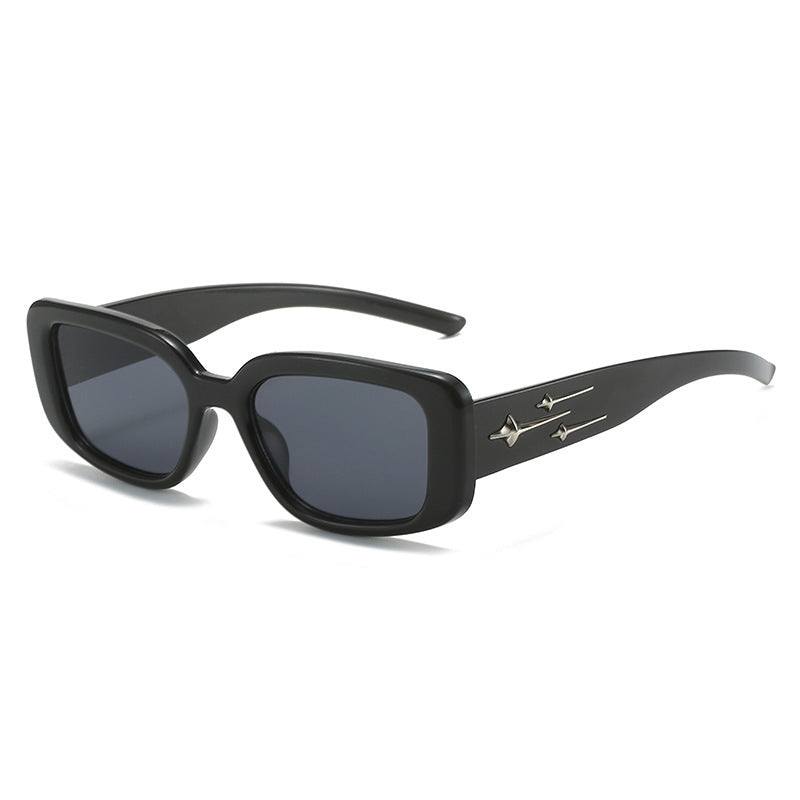 Moderne Minimalistische Quadratische Rahmen Sonnenbrille Brehn