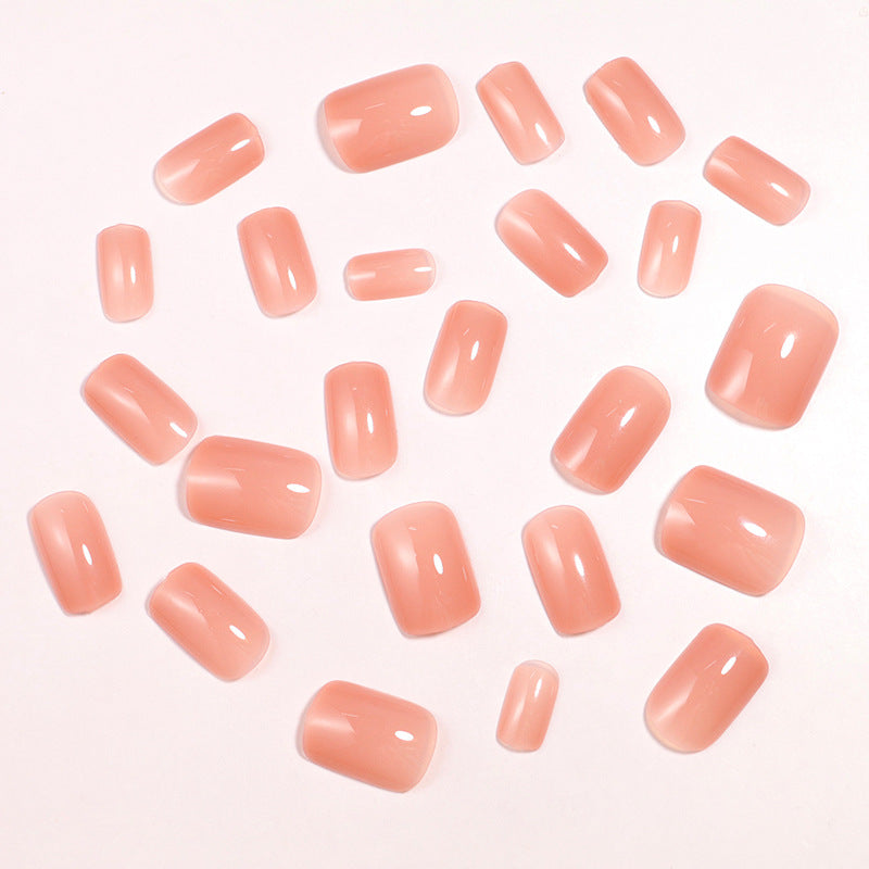 Glatte Finish Press-On Nail Set Brehn