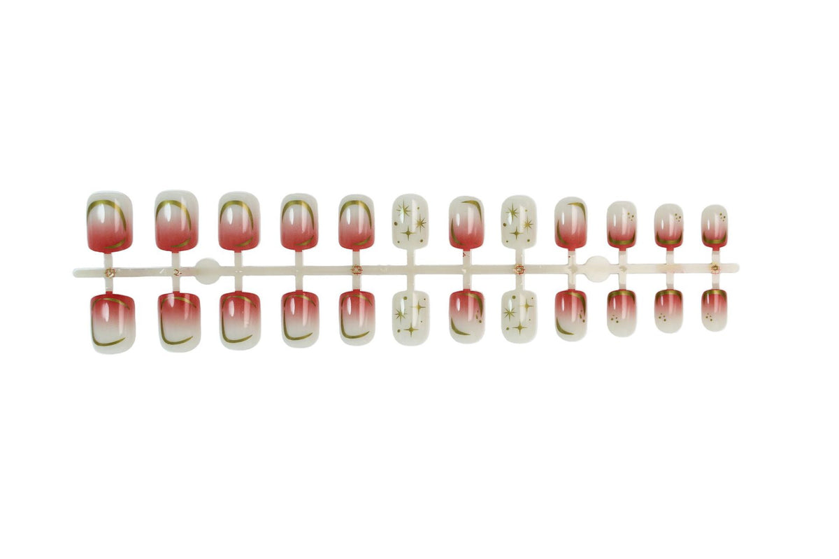 Kunstnagelset mit eleganten Rosenakzenten Brehn