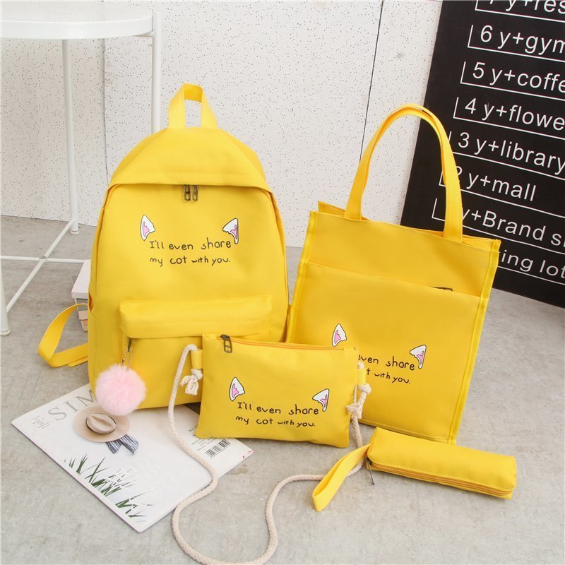 Süßes Charakter Mehrteiliger Rucksack Set Brehn