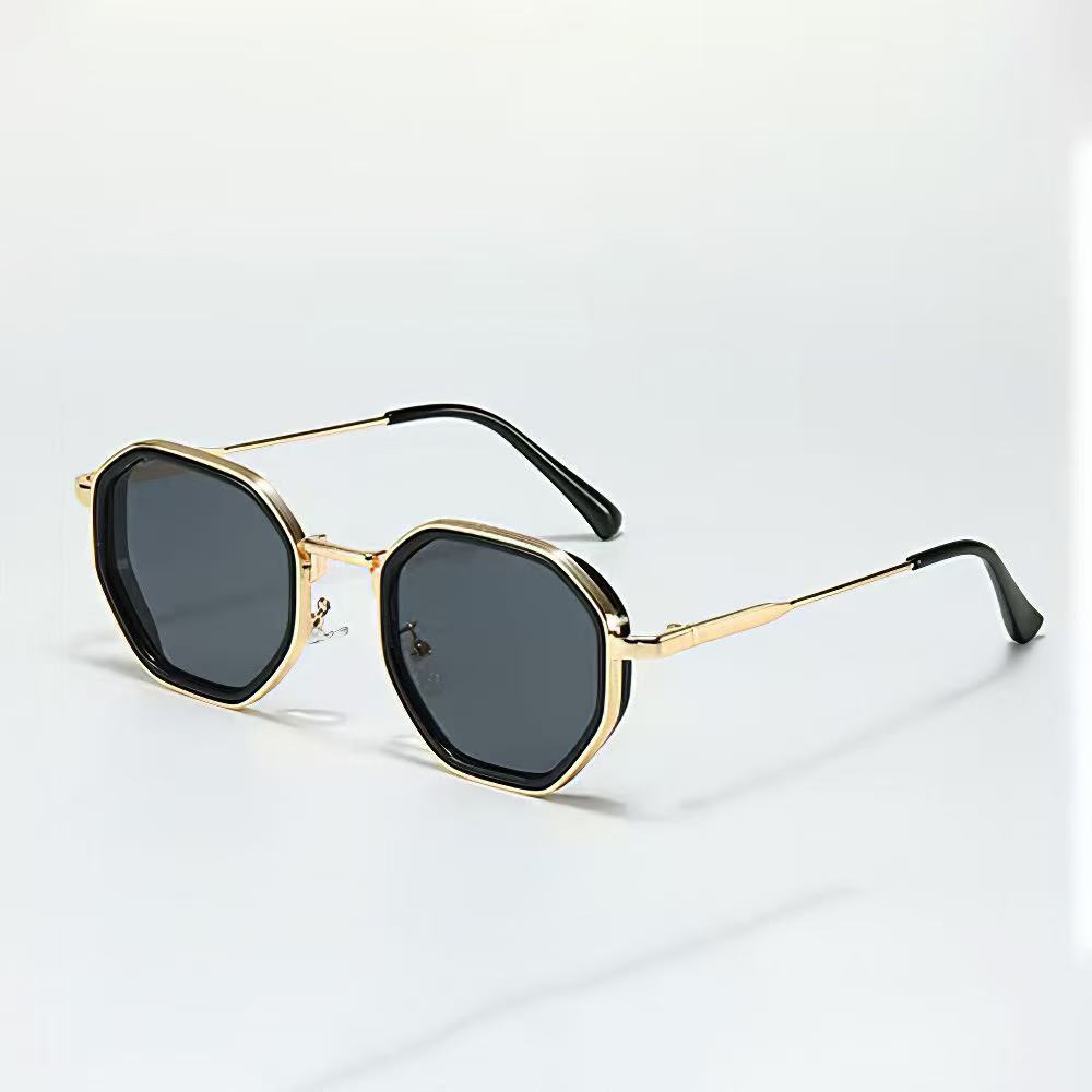 Damen geometrische Sonnenbrille mit modischem Rahmen Brehn
