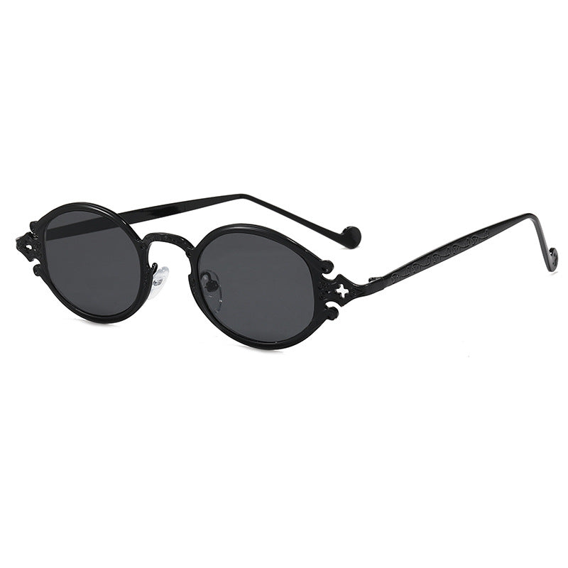 Modische Sonnenbrille mit Eleganter Geschwungener Fassung Brehn