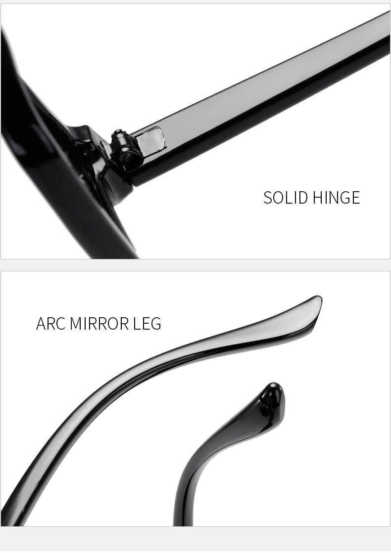 Damen moderne und stilvolle asymmetrische Sonnenbrille Brehn