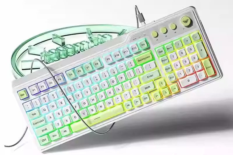 Kabellose RGB Gaming-Tastatur Brehn