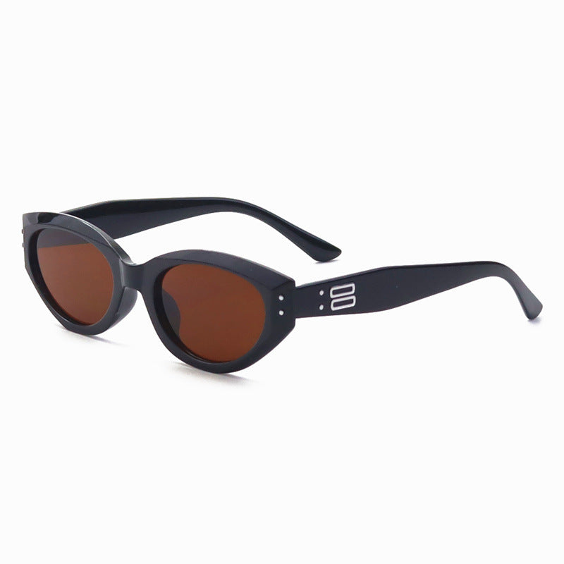 Vintage-inspirierte Katzenaugen-Sonnenbrille Brehn