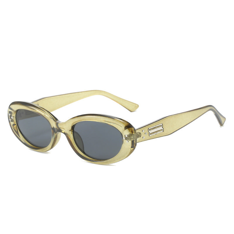 Retro-inspirierte ovale Sonnenbrille Brehn