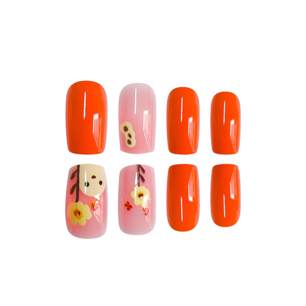 Künstlerische Floral Nagelkunst Brehn