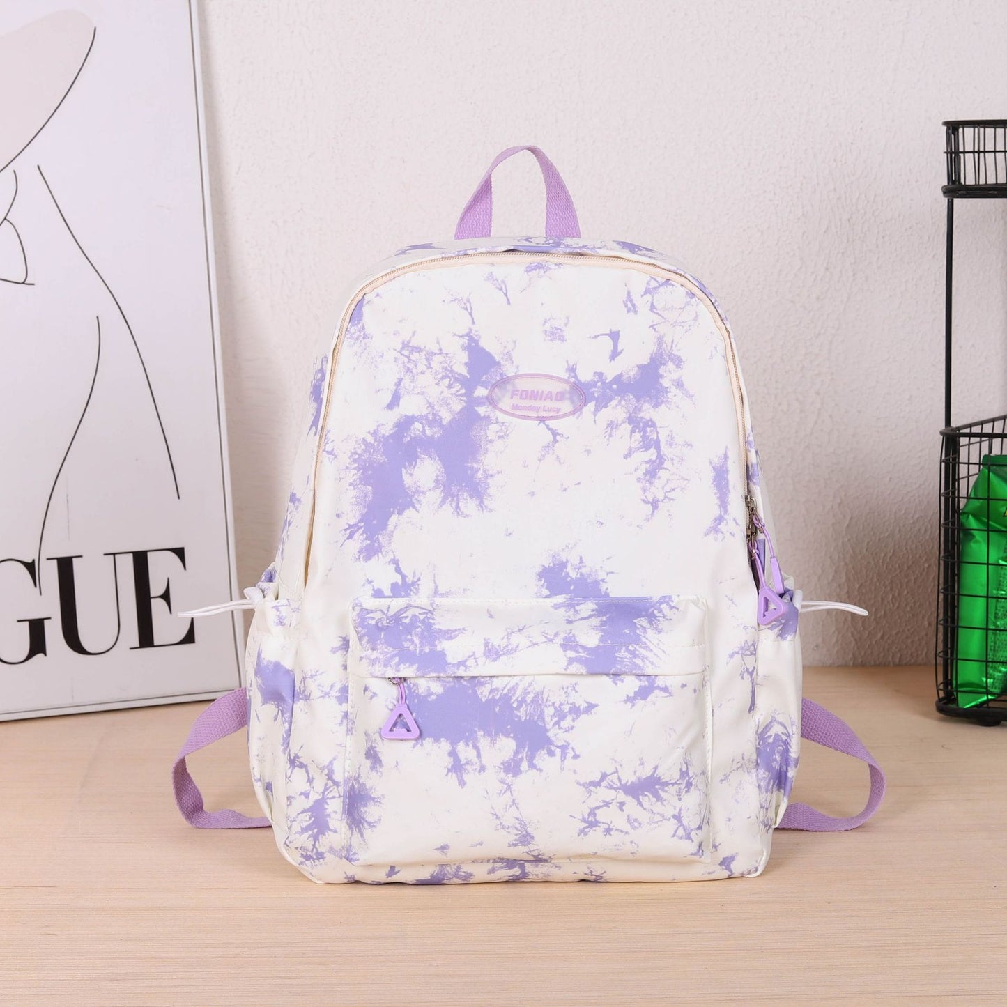Stylische marmorierte Rucksack