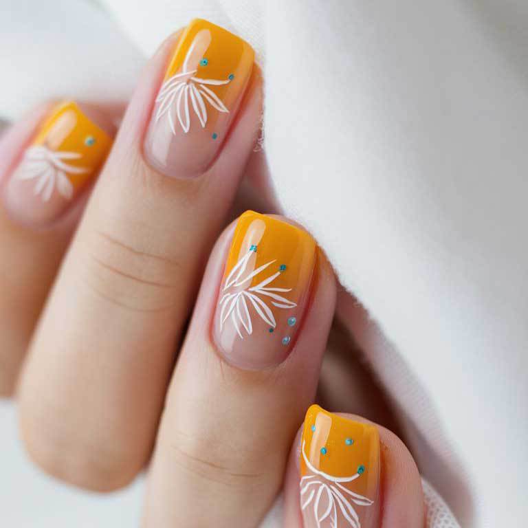 Blumenkunst Nageldesign-Kit