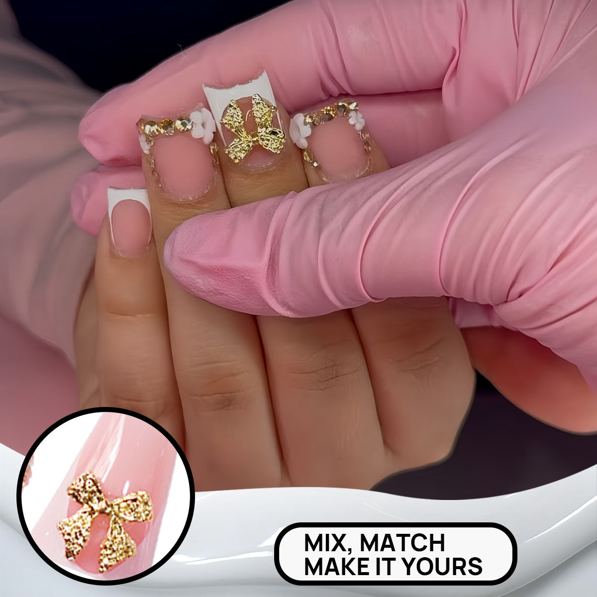 Dekoratives Press-On Nagelkunst Set Brehn