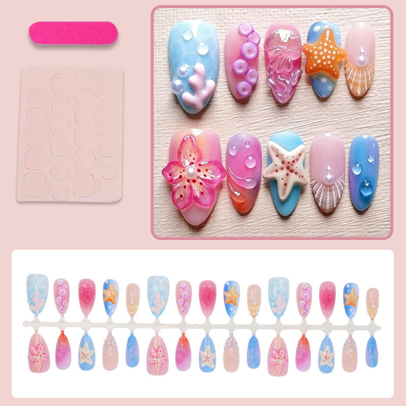 Kunstnagelset mit maritimen und kreativen Designs Brehn