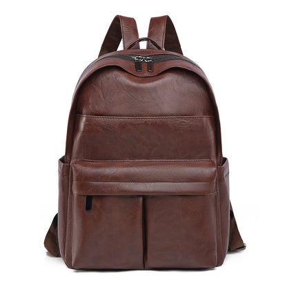 Premium Leder Laptop Rucksack Brehn