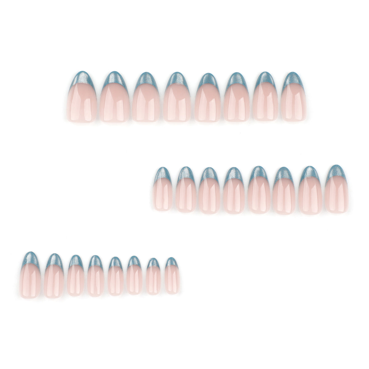 Kunstvolle Nagelkunst mit Glitzer und Ombre-Effekt Brehn