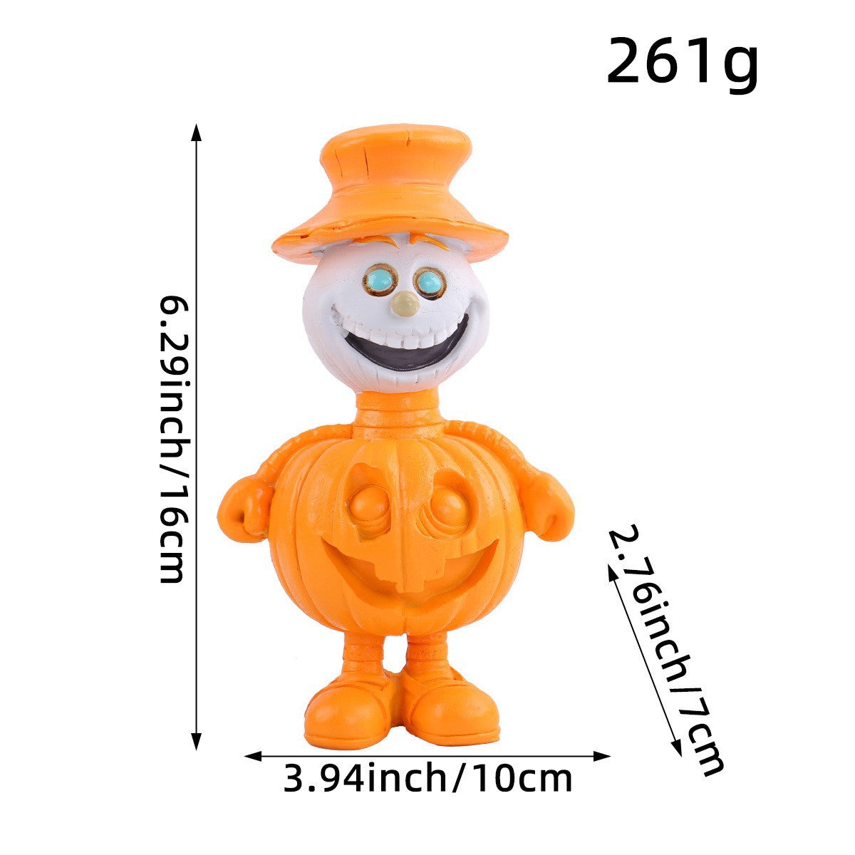 Lustige Halloween Kürbisfigur Brehn