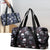 Künstlerischer Skull Print Duffle Bag Brehn