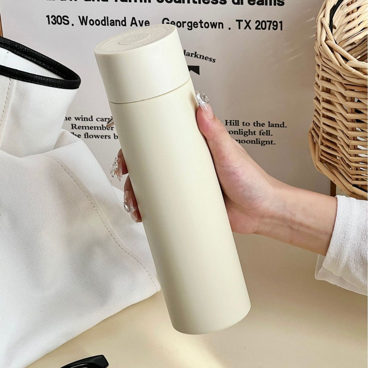 Damen Isolierte Trinkflasche mit antikolonisiertem Deckel Brehn