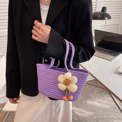 Dekorative Geflochtene Strohtasche Brehn
