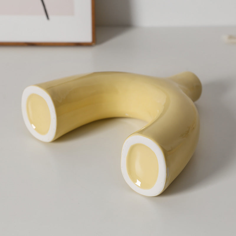 Stylische und kreative Keramikvase Brehn