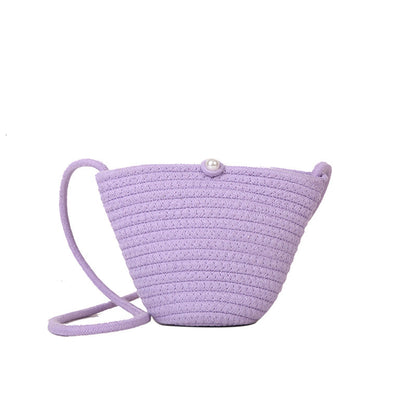Gewebte Seil-Schultertasche