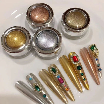 Premium Metallic Nail Art Gel Set