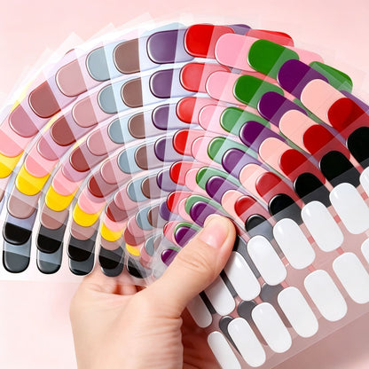 Premium Glänzendes Press-On-Nagel-Set