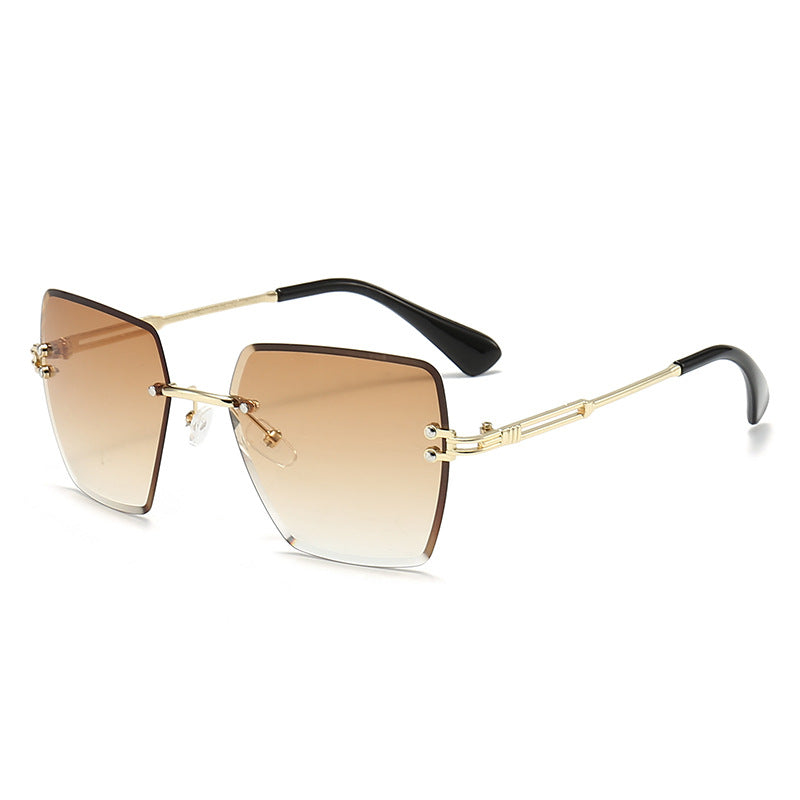 Damen modische Sonnenbrille mit stilvollem quadratischen Rahmen Brehn