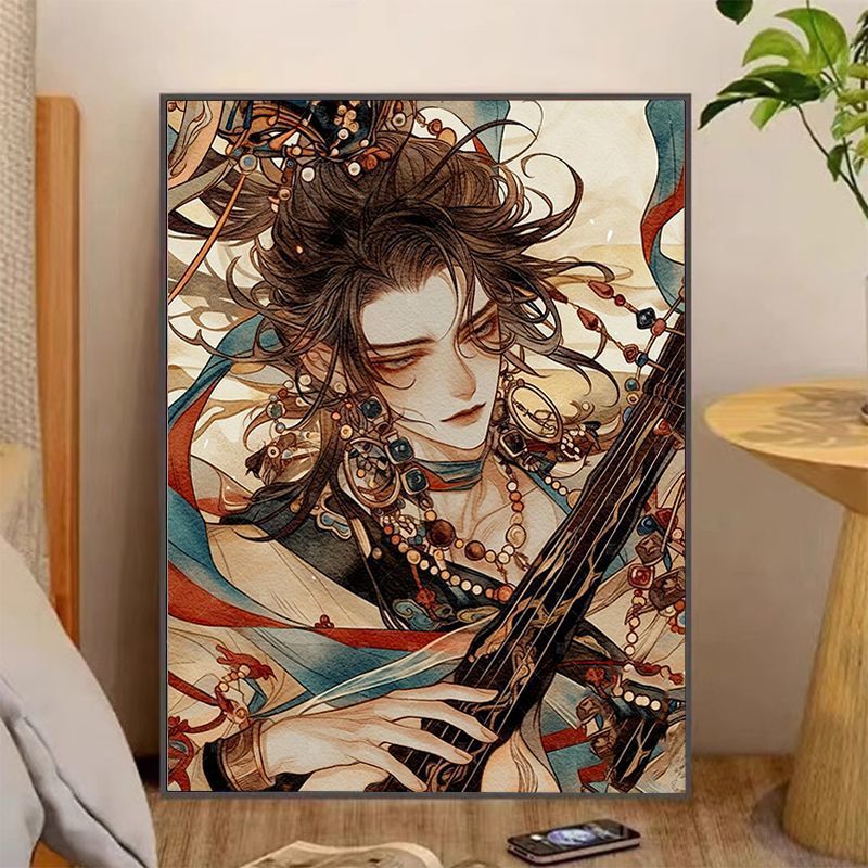 Künstlerische Fantasy-Charakter-Leinwandkunst Brehn