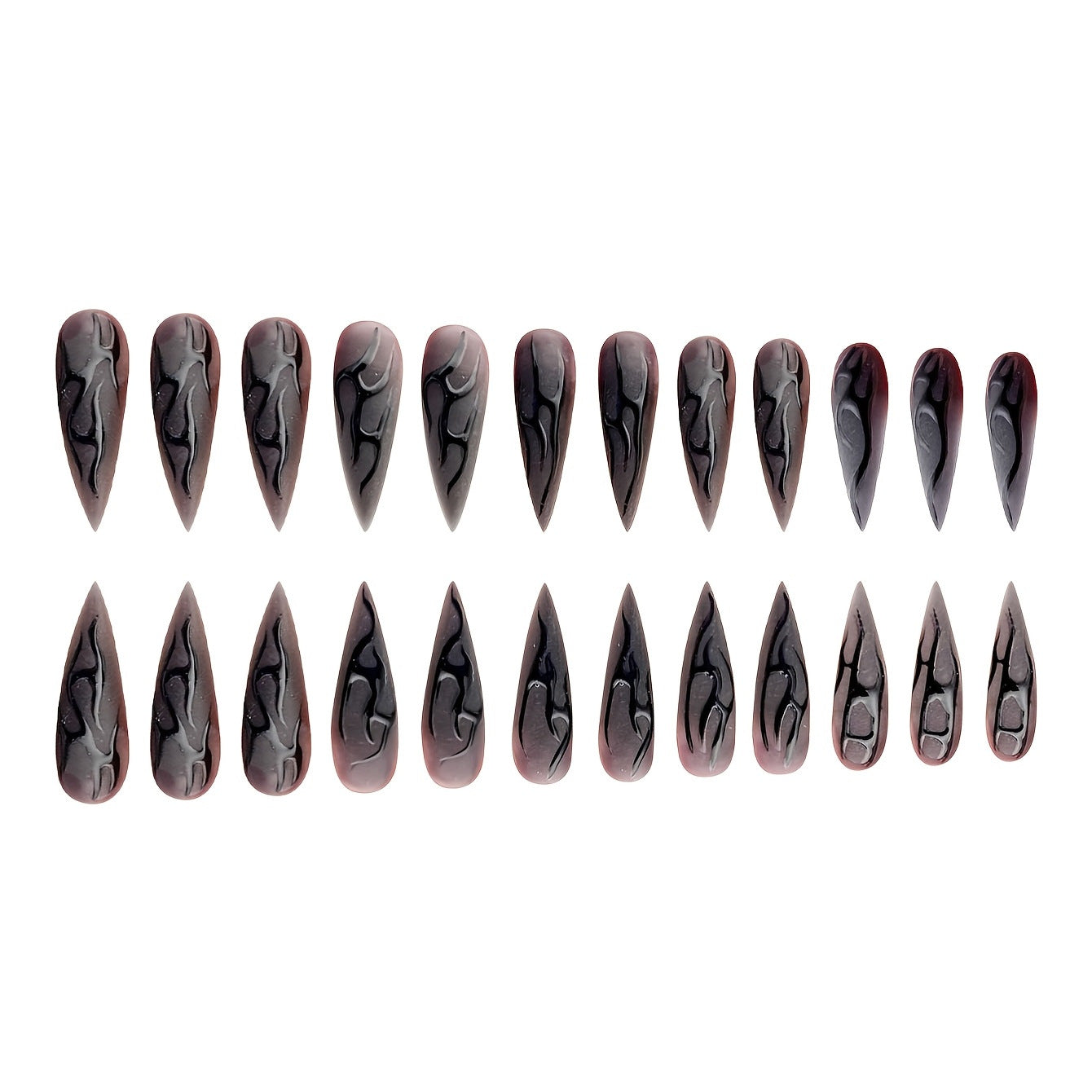 Künstlerische Stiletto Nagelkunst Verbesserungen Brehn