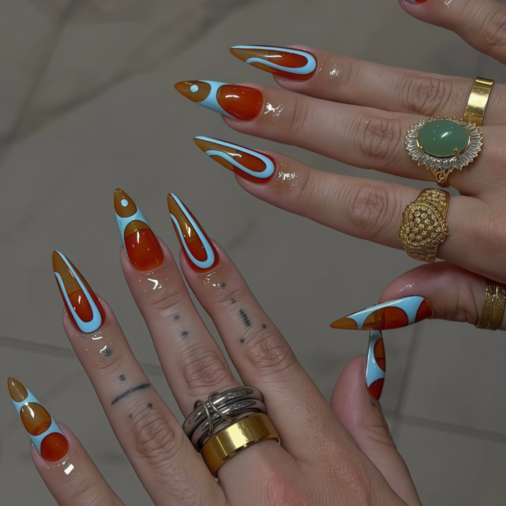 Kunstnägel Im Modernen, Geometrischen Design Brehn