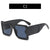 Fette Geometrische quadratische Rahmen Sonnebrille 1787664389