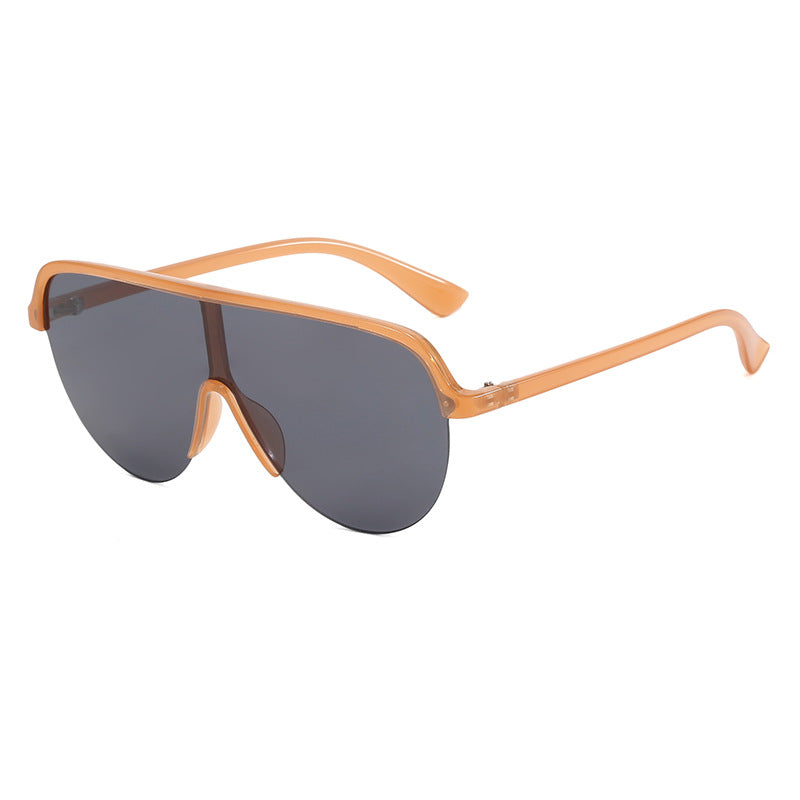 Damen oversized Visier Sonnenbrille Brehn