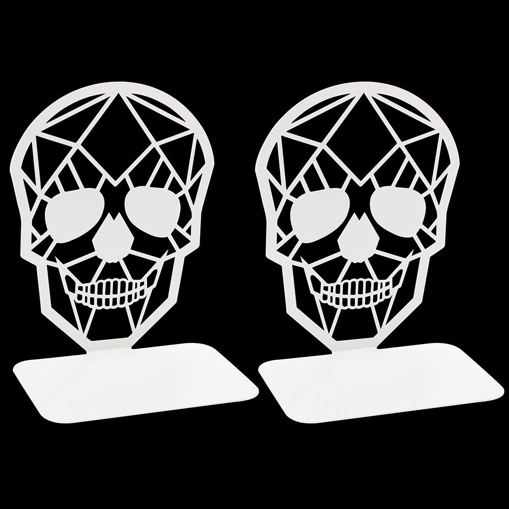 Schädel-Design Dekorative Buchstützen