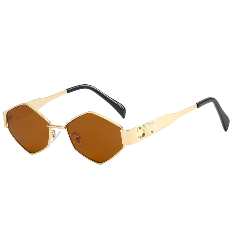 Modische Sonnenbrille Im Hexagonalen Design Brehn