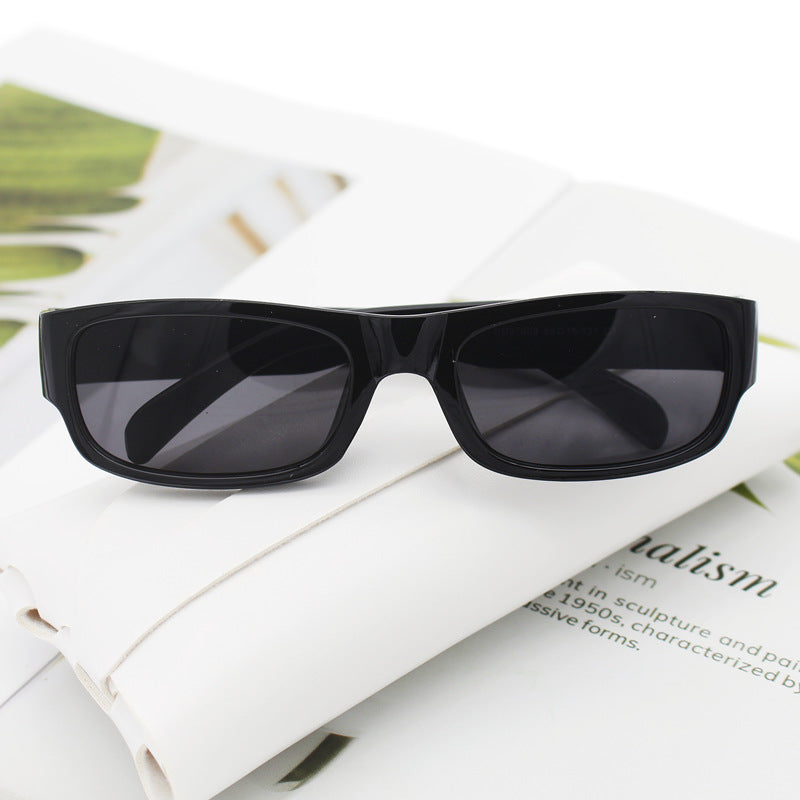 Damen modische Sonnenbrille im stylischen Rechteckdesign Brehn