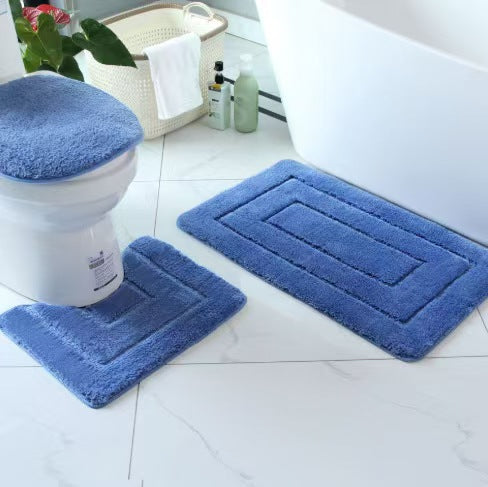Plüsch-Badematten-Set Brehn