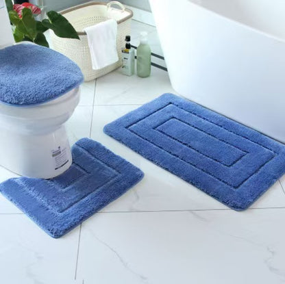 Plüsch-Badematten-Set Brehn
