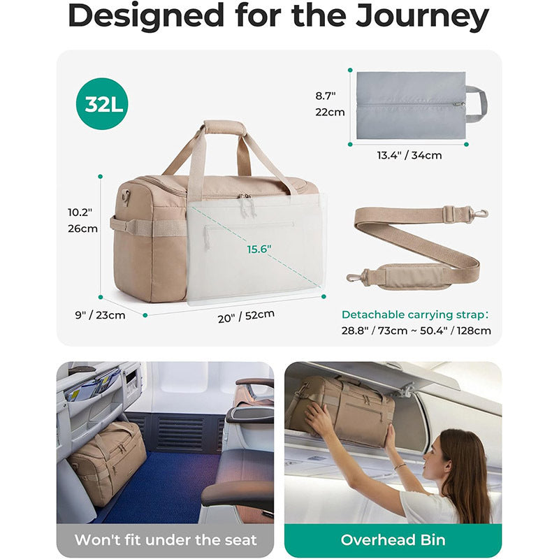 Vielseitige Multi-Compartment Reise-Duffel-Tasche Brehn