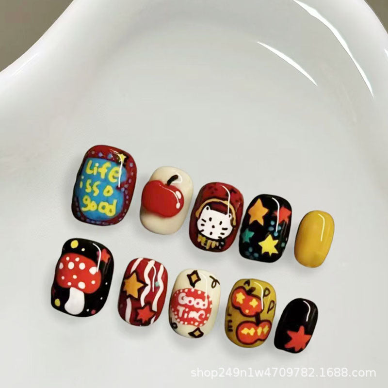 Verspieltes Künstlerisches Nagelkunst Design Set Brehn