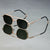Damen Designer Sonnenbrille mit elegantem metallischen Rahmen Brehn