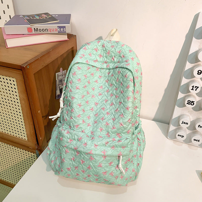 Gestepptes floral gemustertes Rucksack Brehn