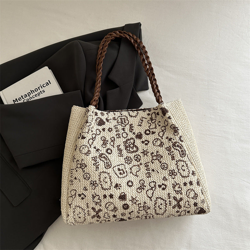Chic Gewebte Tragetasche Brehn